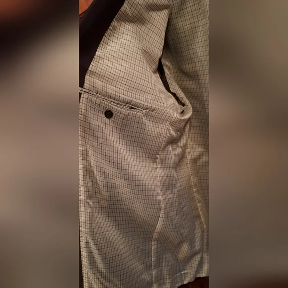 Mens Lauren Ralph Lauren Sports Jacket 46 Reg Lined Polyester Faux Suede